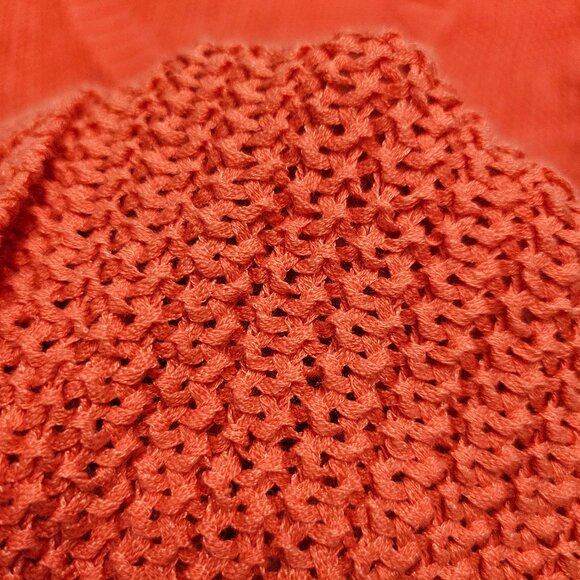 Kenneth Cole Women's Coral Linen Blend Knit Buttons Up Cardigan Size: L - Picture 10 of 10